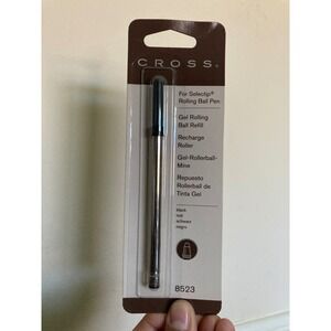 Vintage CROSS 8523 Selectip Gel Rolling Ball Refill Black Stationary Pen Fancy